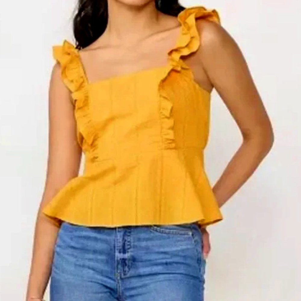 NWT-LC Lauren Conrad Peplum Tank